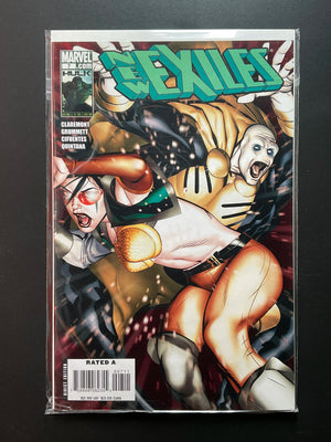 New Exiles 7 Marvel Comics 2008 Claremont Grummett Cover