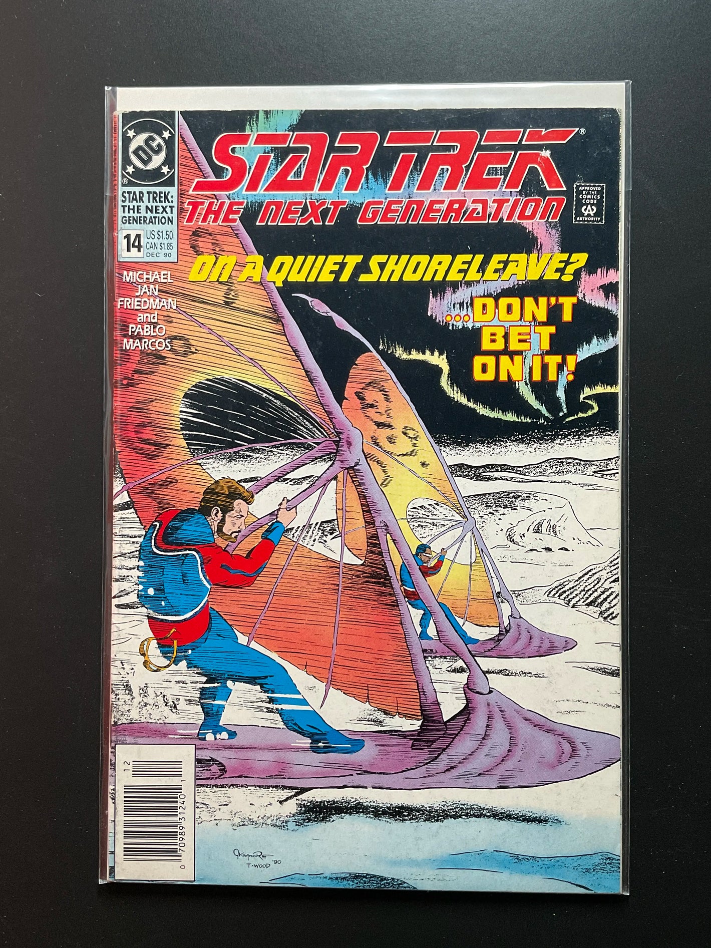 Star Trek The Next Generation 14 DC Comics Dec 1990