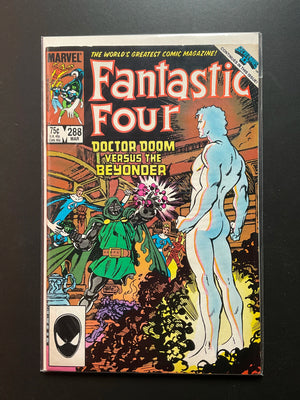 Fantastic Four 288 Marvel Comics March 1986 Doctor Doom vs Beyonder