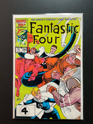 Fantastic Four 294 Marvel Comics Sep 1986