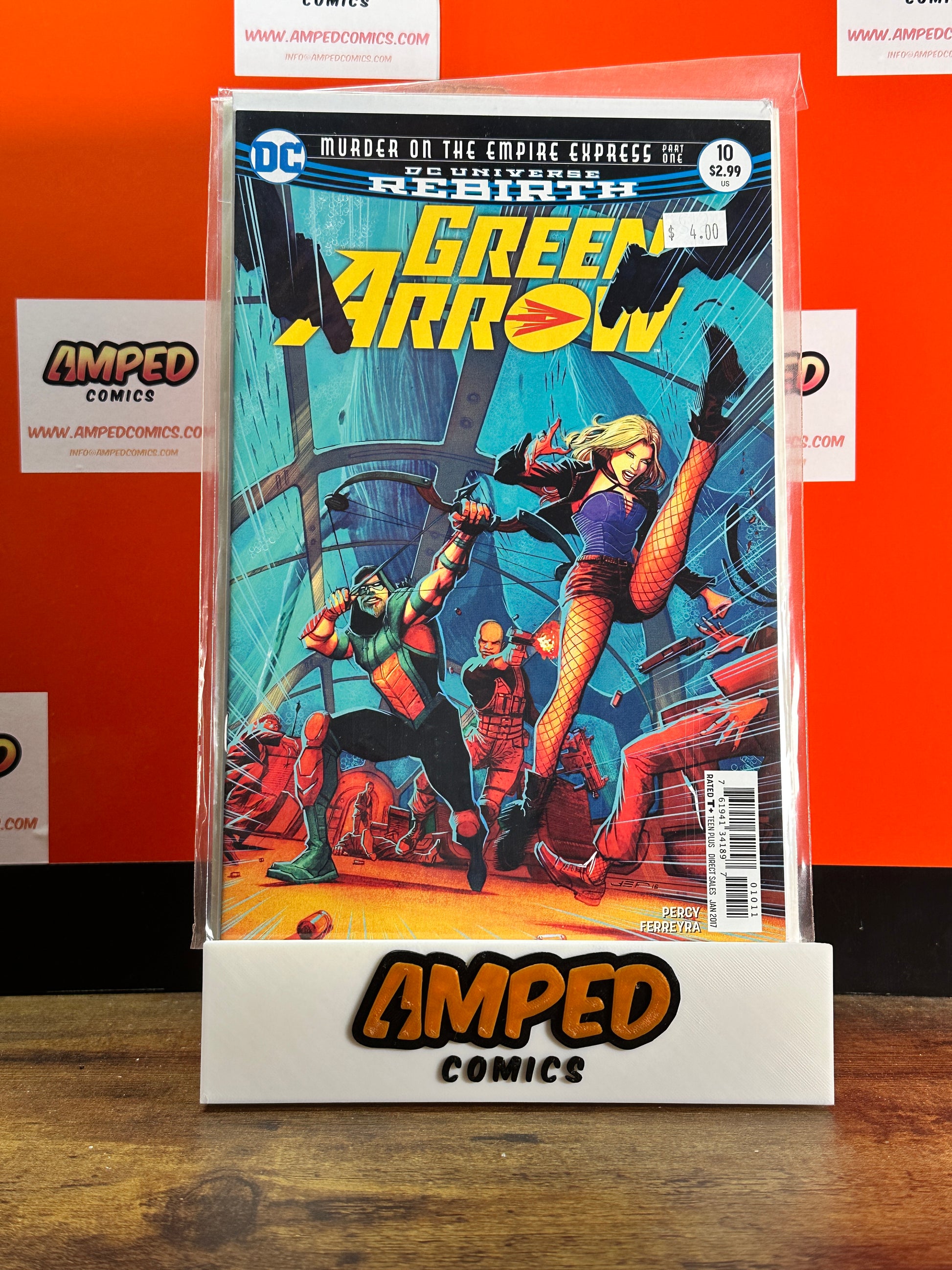 Green Arrow 10 DC Rebirth 2016 Murder on the Empire Express