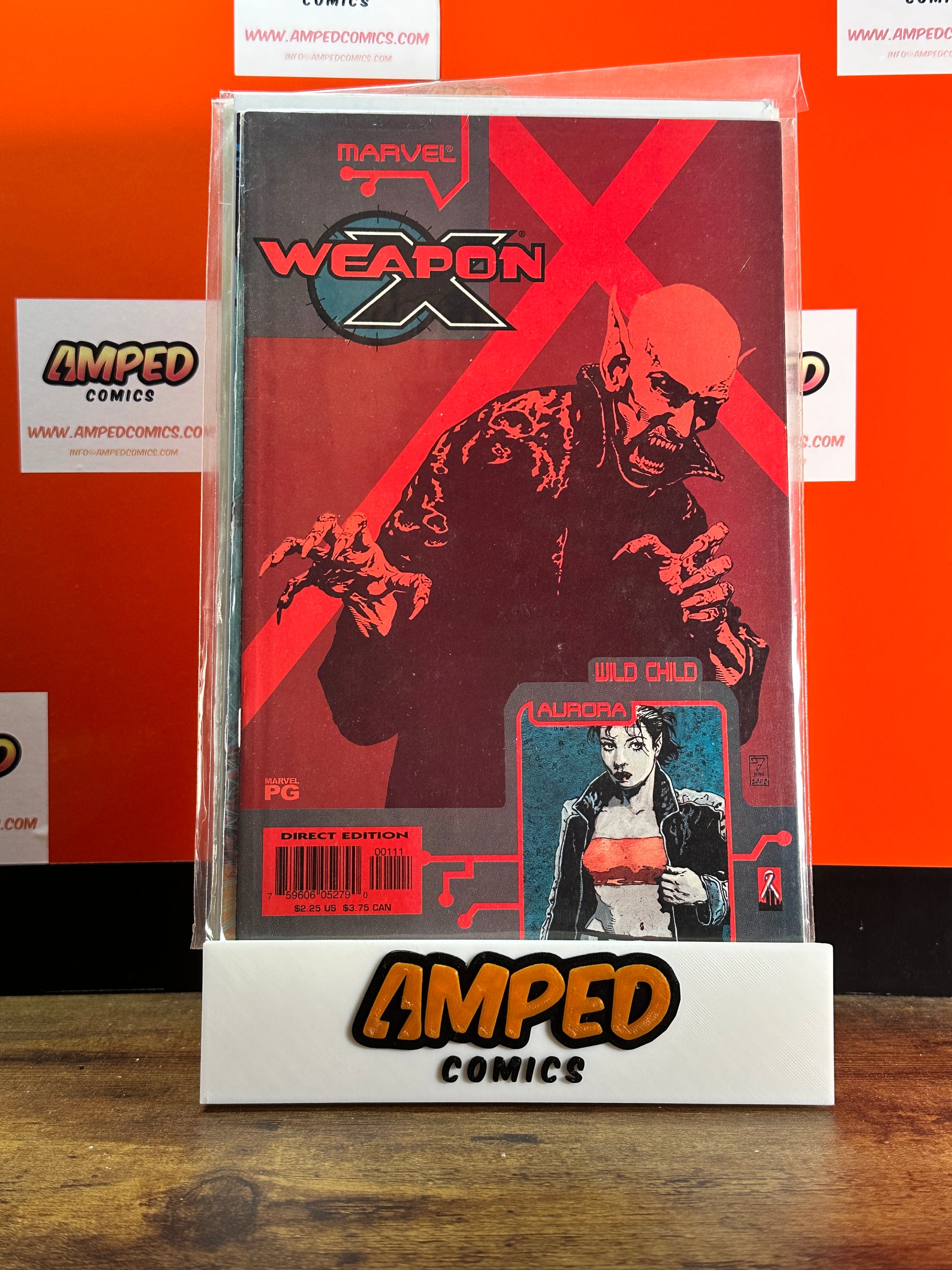 Weapon X 1 Marvel Comics Direct Edition Wild Child Aurora