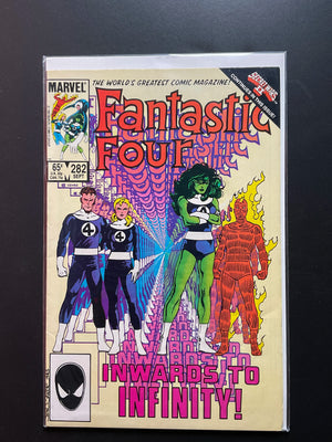 Fantastic Four 282 Marvel Comics September 1985 Secret Wars II Tie-In - C