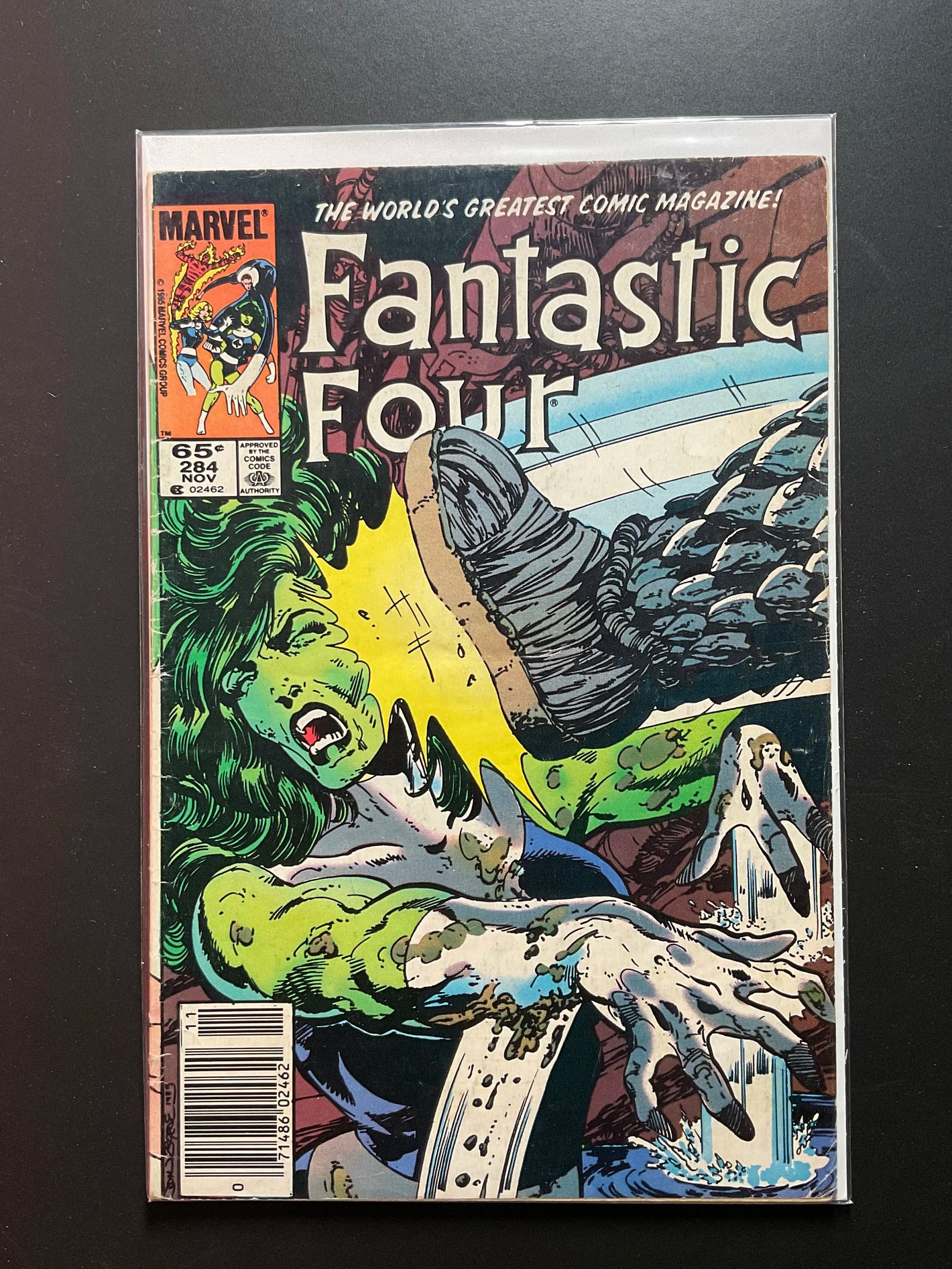 Fantastic Four 284 Marvel Comics Nov 1985 She-Hulk Cover - A