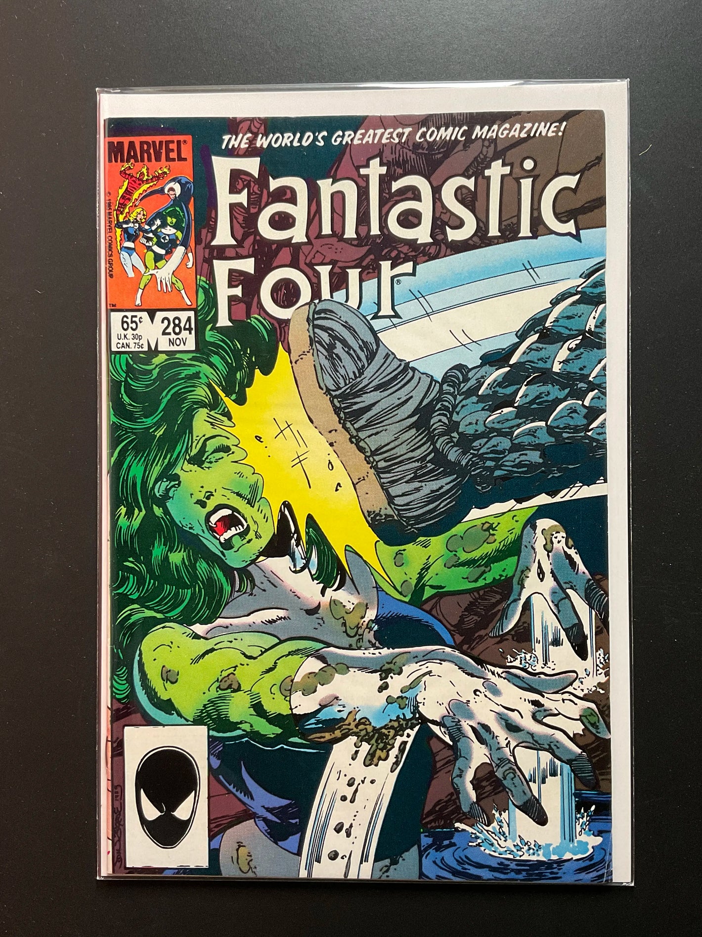Fantastic Four 284 Marvel Comics Nov 1985 She-Hulk Cover - B