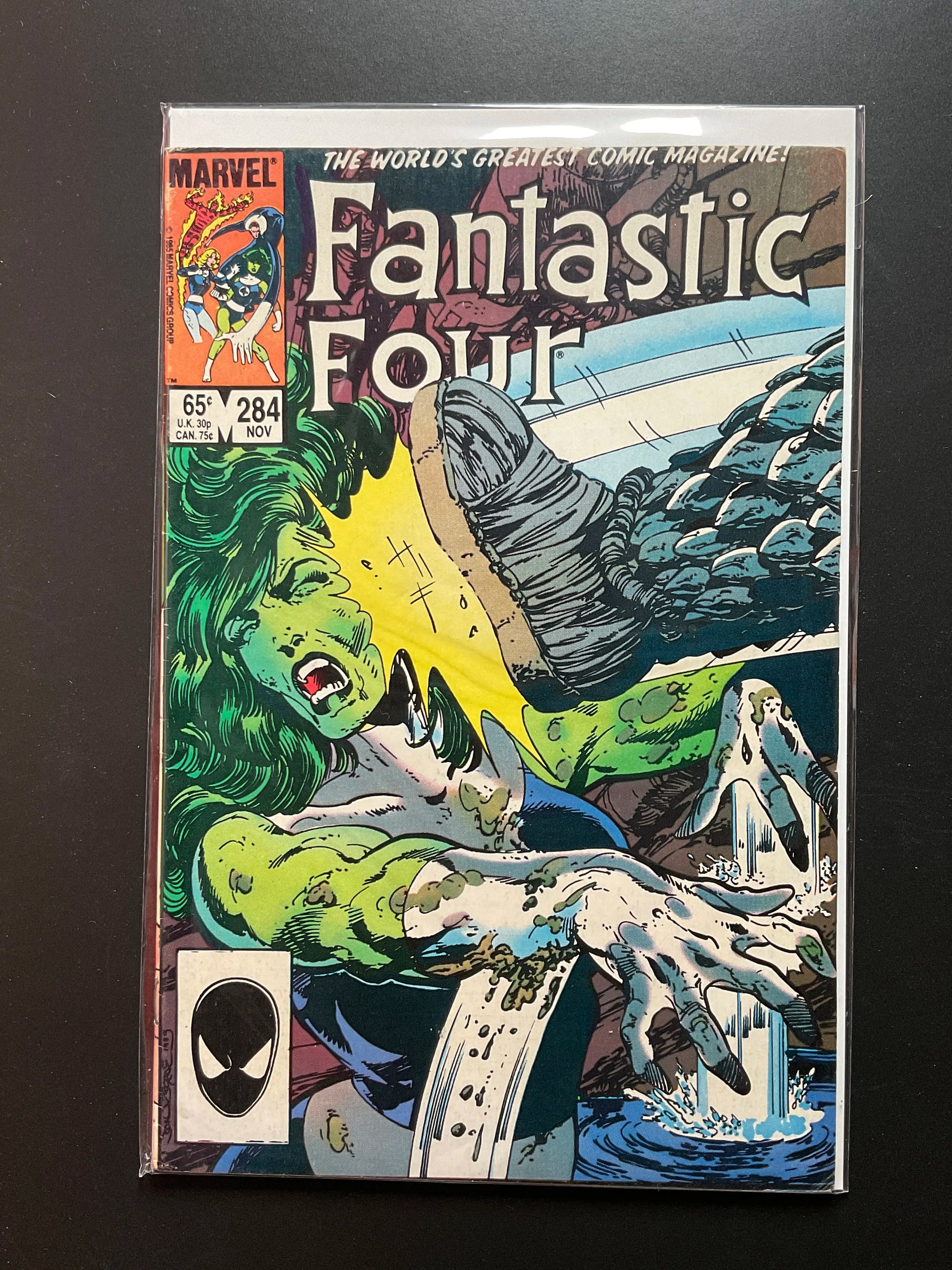 Fantastic Four 284 Marvel Comics Nov 1985 She-Hulk Cover - C