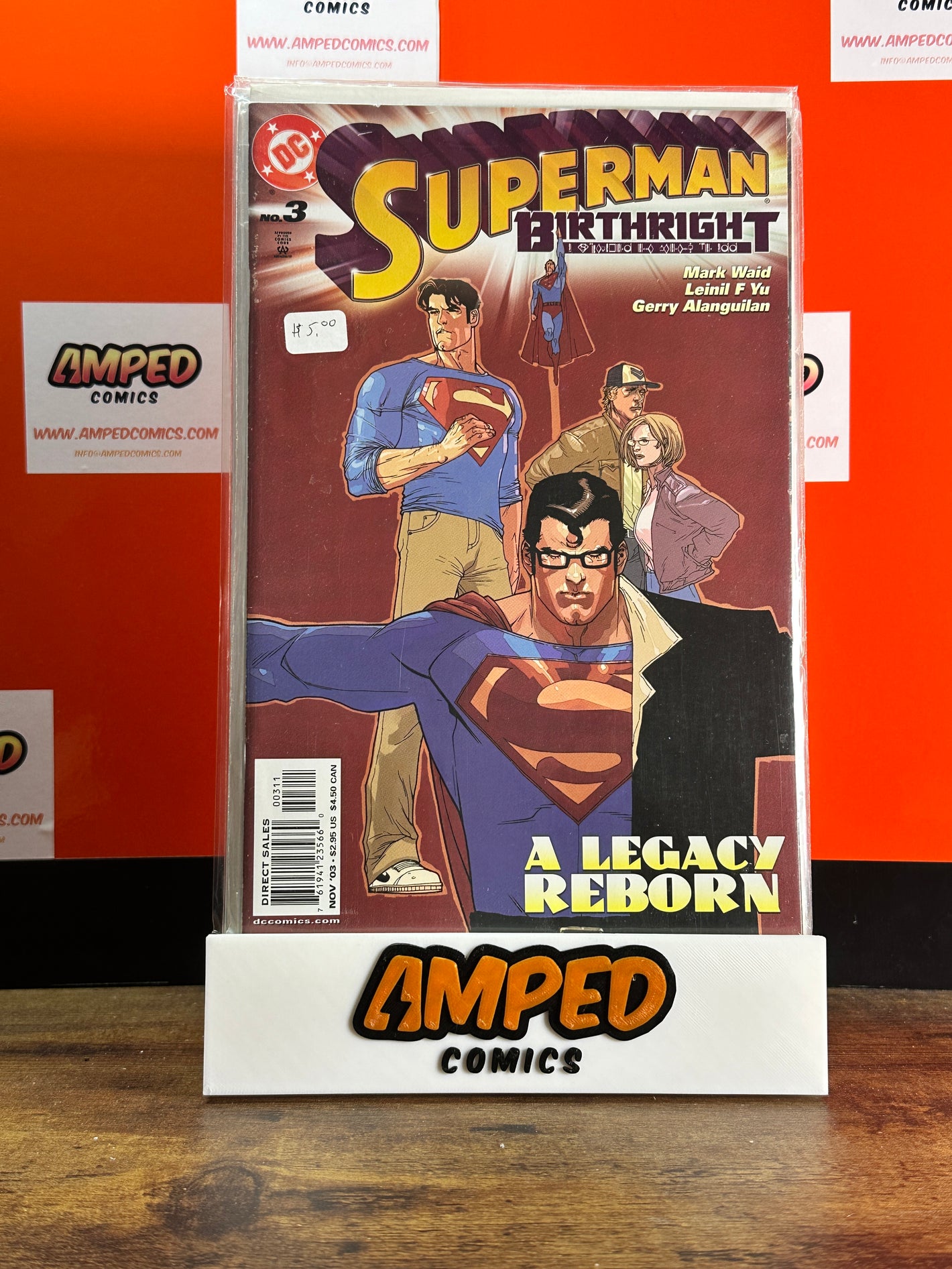 Superman Birthright 3 (DC Comics, Nov 2003) Mark Waid, Leinil Yu