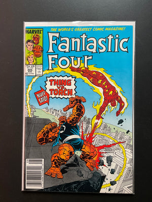 Fantastic Four 305 Marvel Comics August 1987 Thing vs Torch