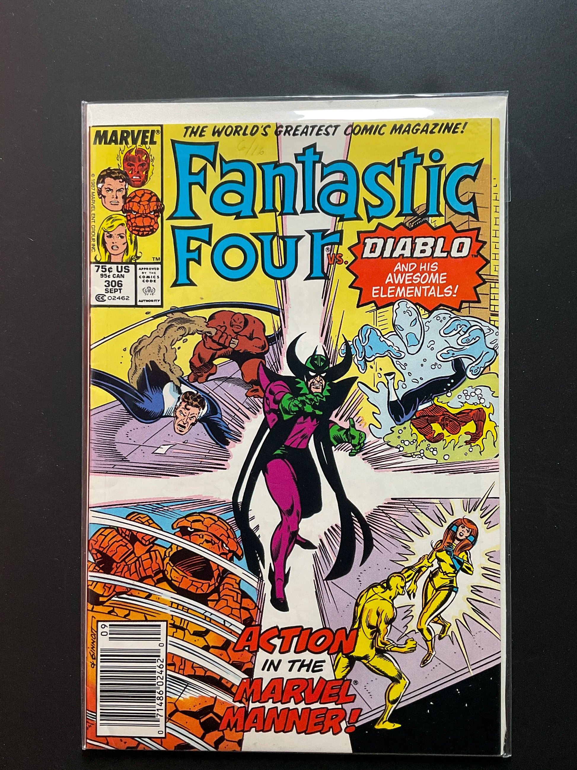 Fantastic Four 306 Marvel Comics September 1987