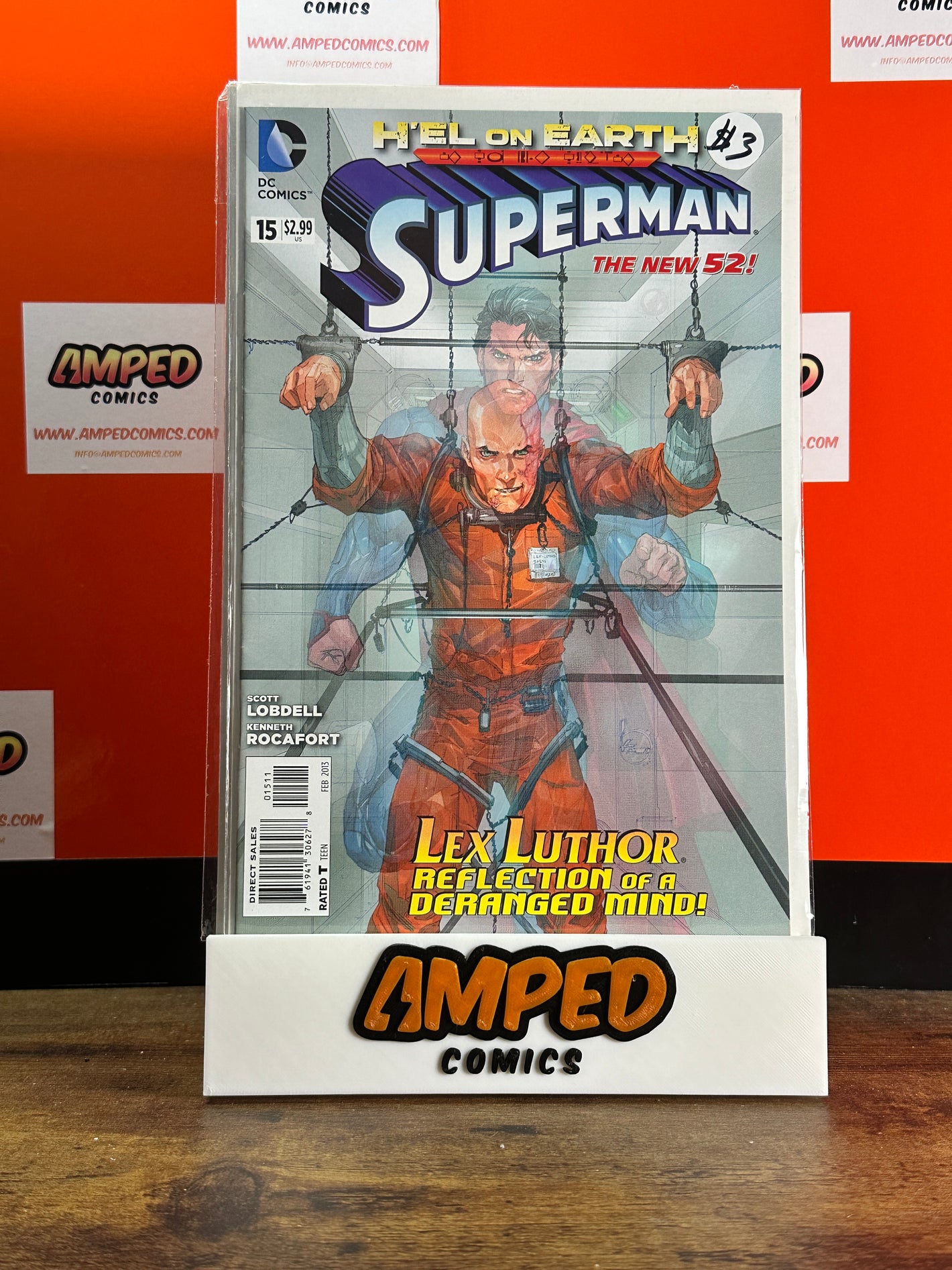 Superman 15 DC Comics The New 52 Hel on Earth Lex Luthor