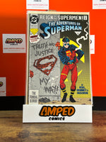 Adventures of Superman 501 DC Comics 1993 Reign of the Supermen