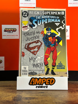 Adventures of Superman 501 DC Comics 1993 Reign of the Supermen