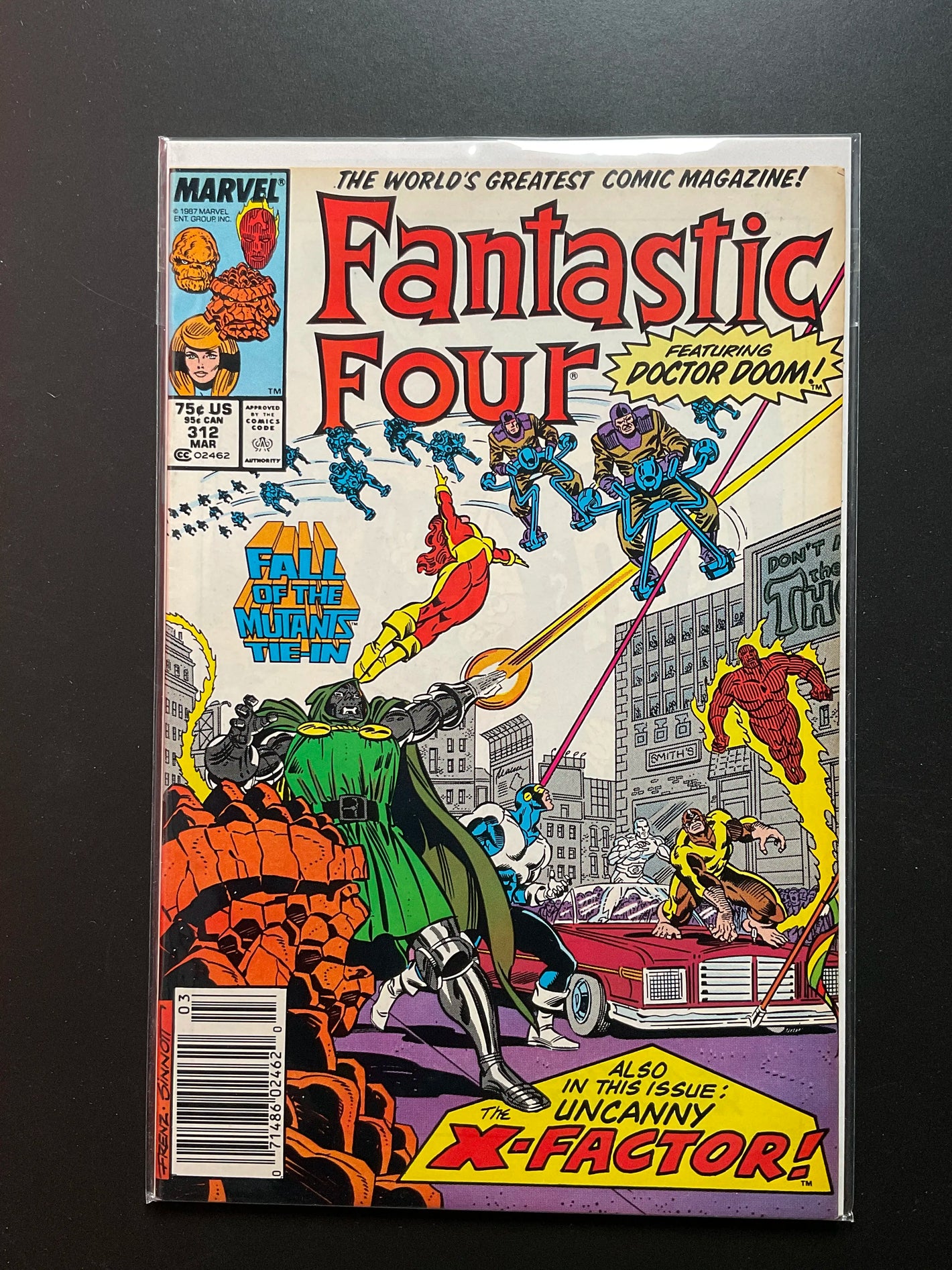 Fantastic Four 312 Marvel Comics March 1988 Doctor Doom X-Factor
