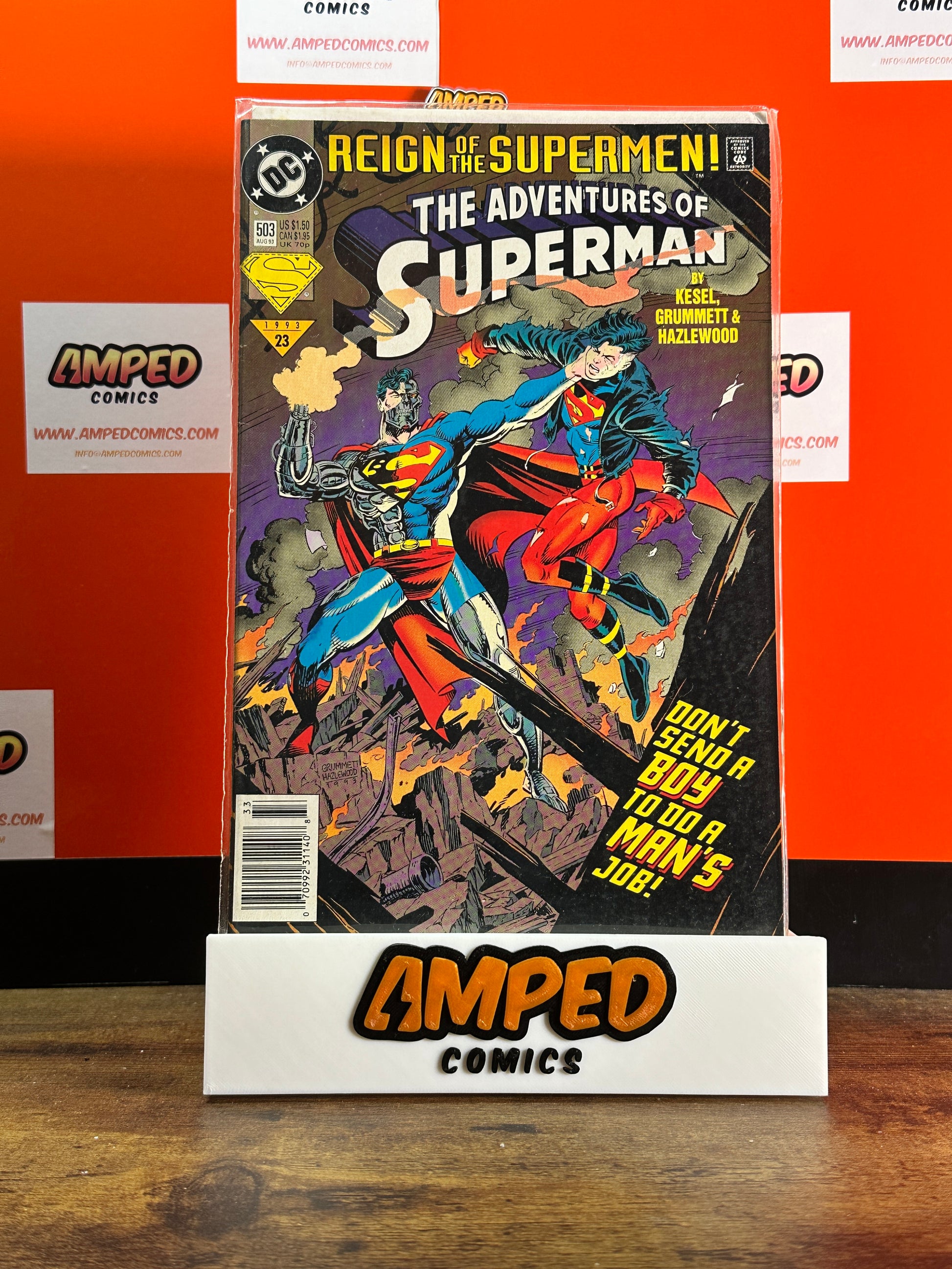Adventures of Superman 503 DC Comics 1993 Reign of the Supermen