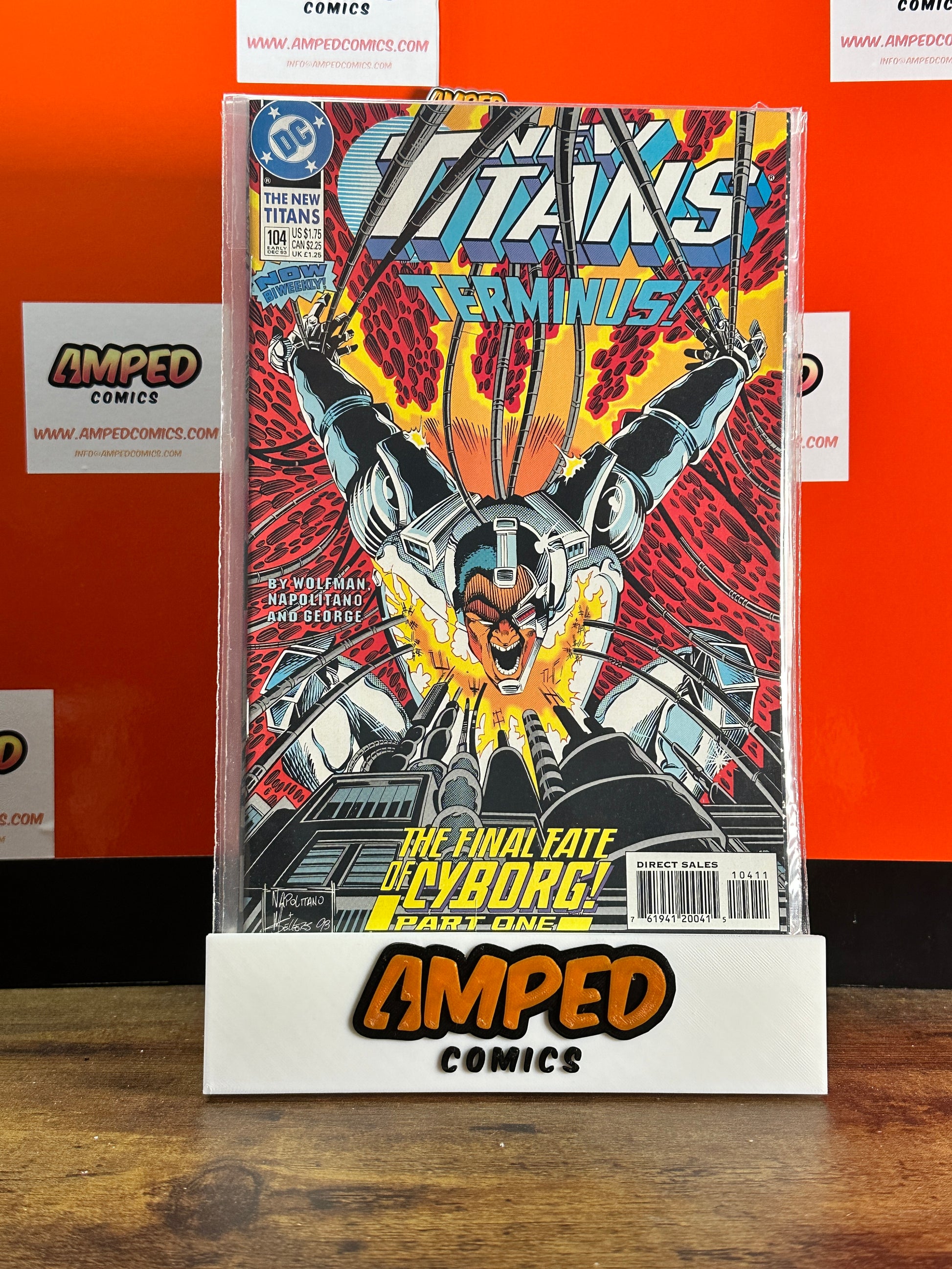 The New Titans 104 DC Comics 1993 Terminus Cyborg Part One