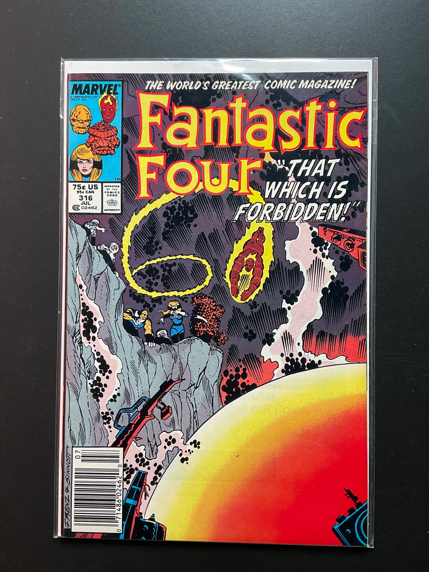 Fantastic Four 316 Marvel Comics July 1988 -A