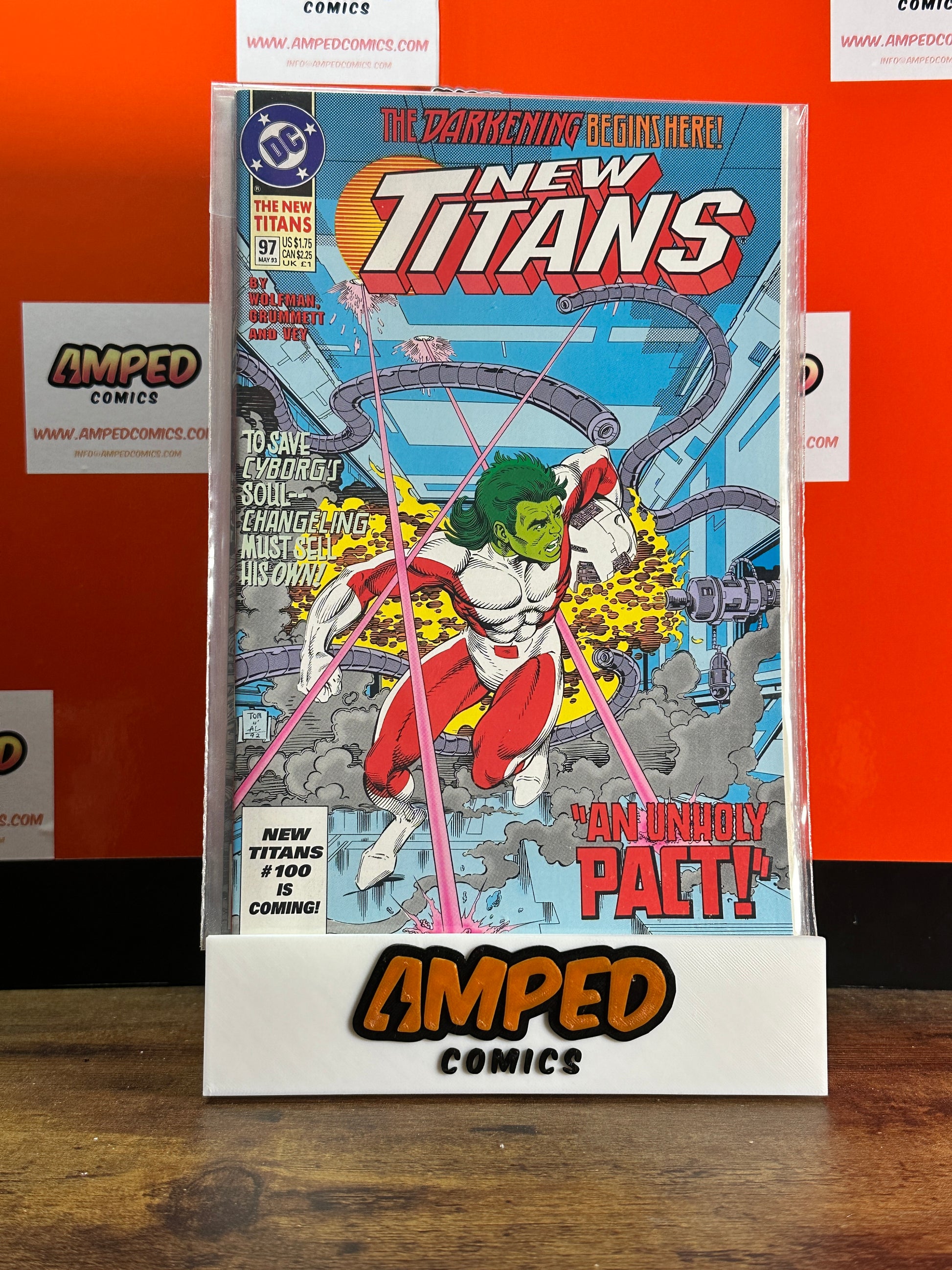 New Titans 97 DC Comics 1993 Wolfman Grummett Changeling