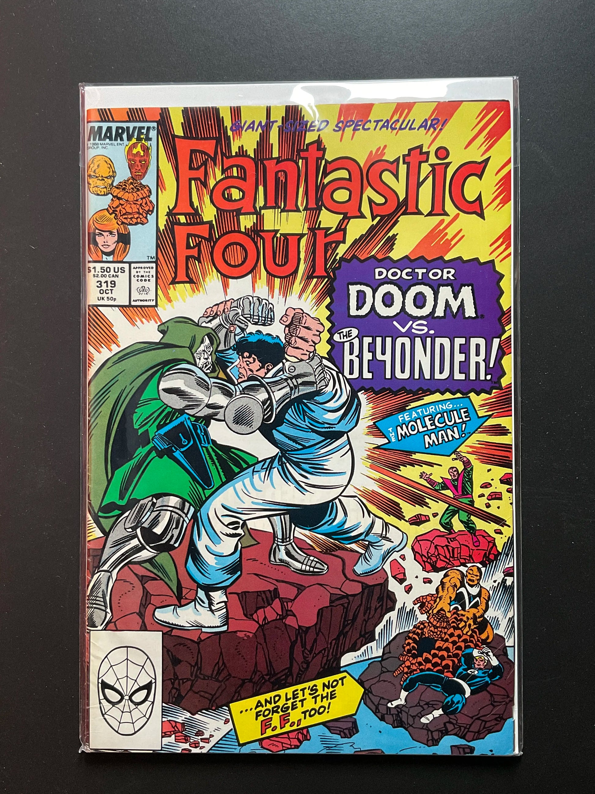Fantastic Four 319 Marvel Comics Oct 1988 Doctor Doom vs Beyonder