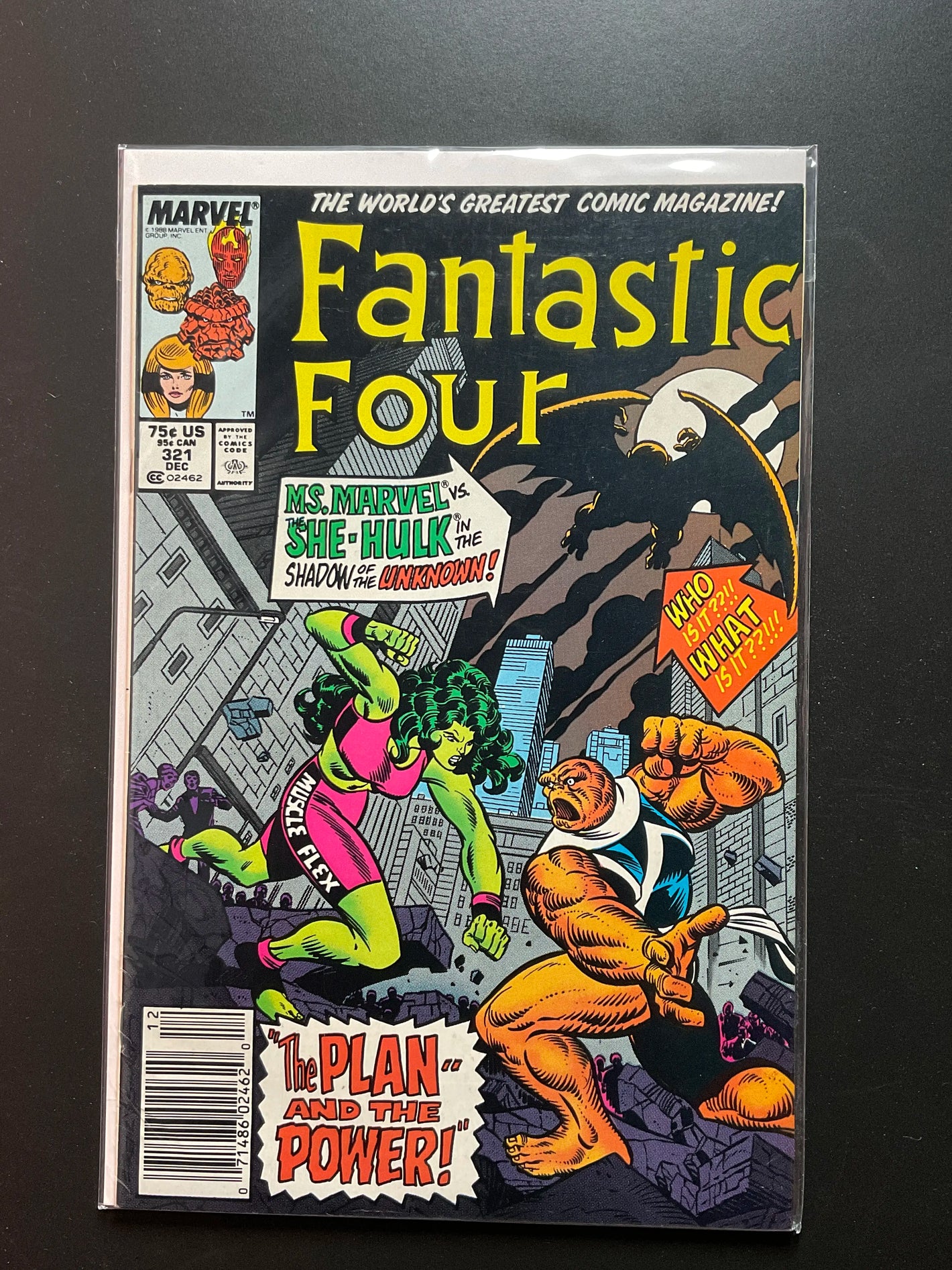 Fantastic Four 321 Marvel Comics Dec 1988 She-Hulk vs Ms. Marvel