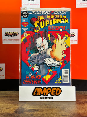 Adventures of Superman 507 DC Comics 1993 Bloodsport Cover
