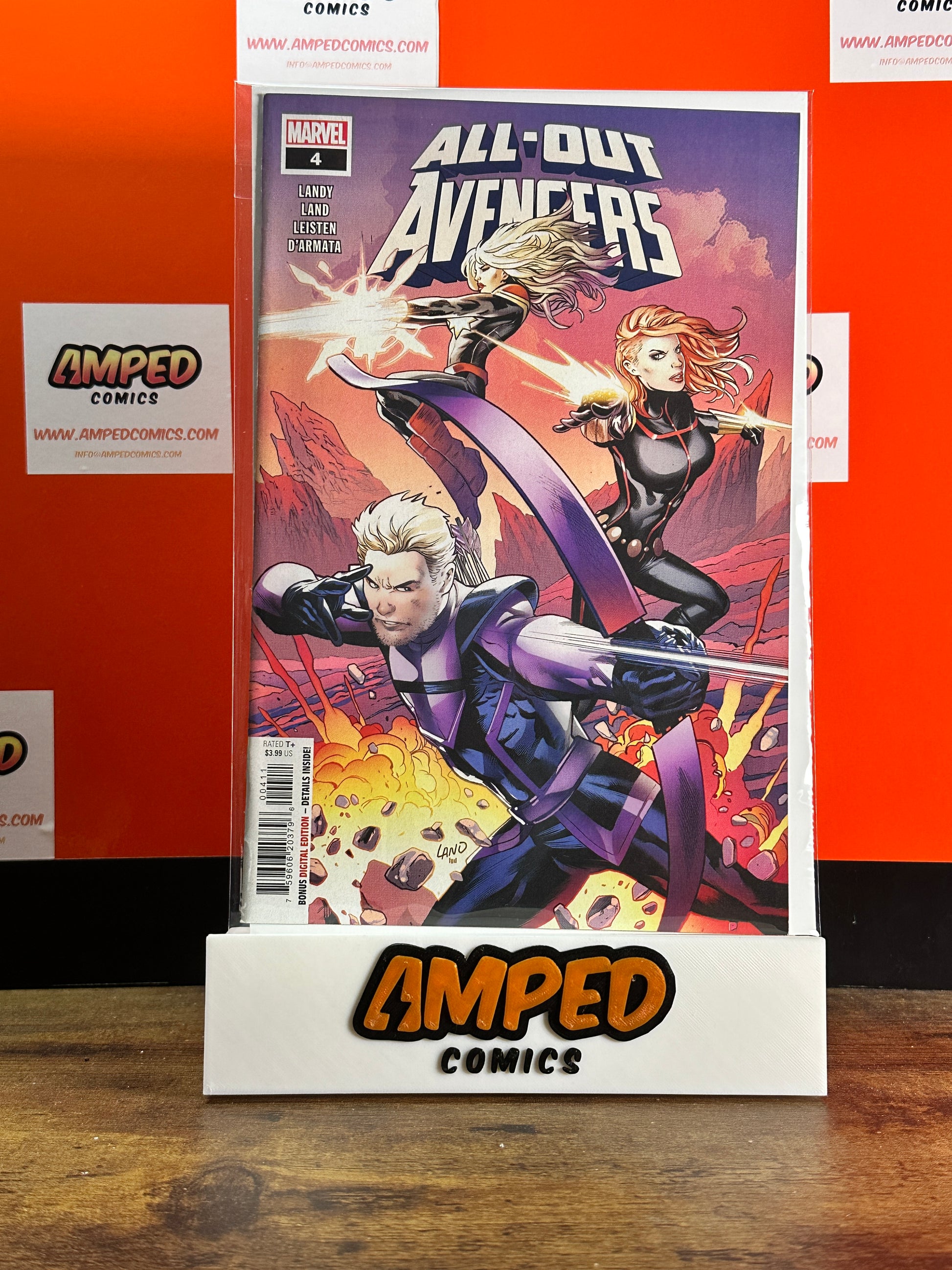 All-Out Avengers 4 Marvel Comics 2023 Land Cover