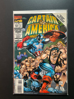 Captain America 430 Marvel Comics Aug 1994 Fighting Chance Part 6
