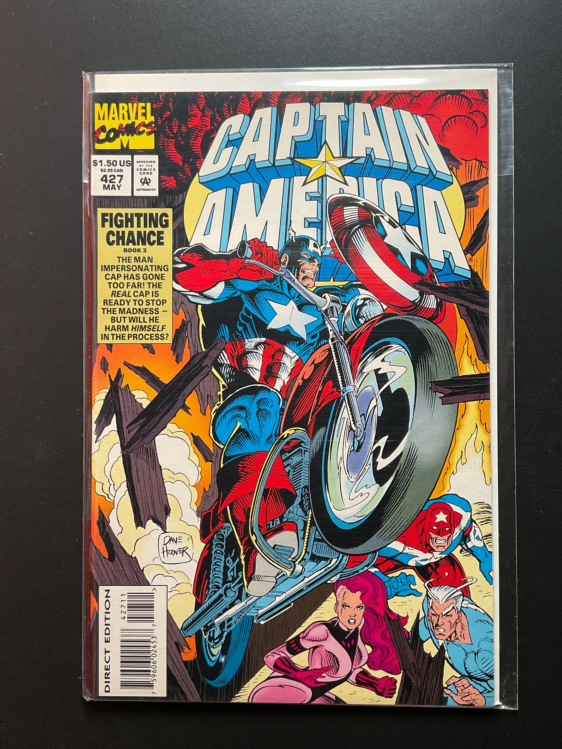 Captain America 427 Marvel Comics May 1994 Fighting Chance Book 3