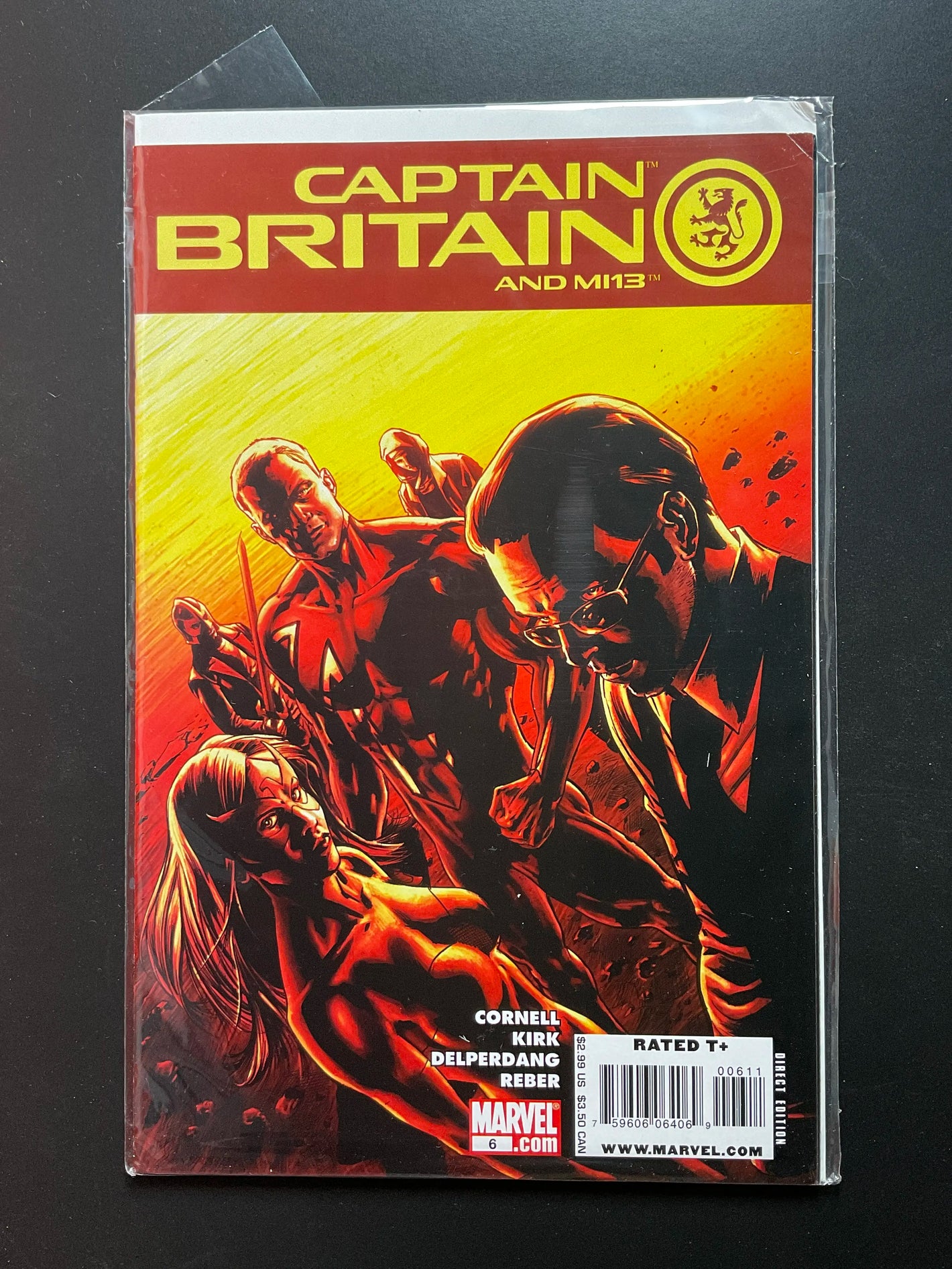 Captain Britain and MI13 6 Marvel Comics 2008