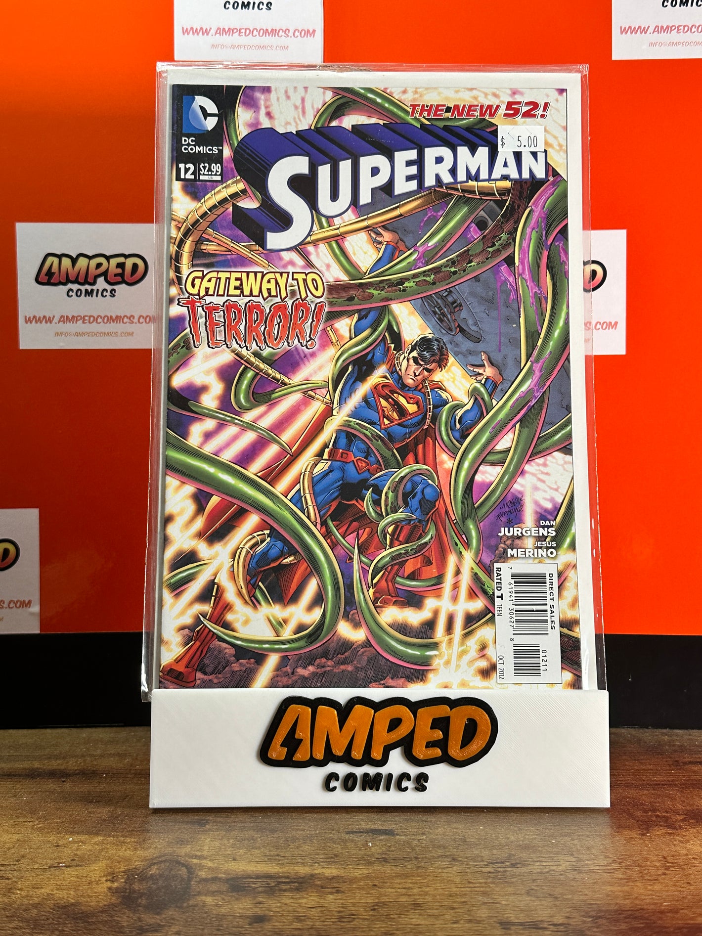 Superman 12 DC Comics The New 52 Gateway to Terror Oct 2012