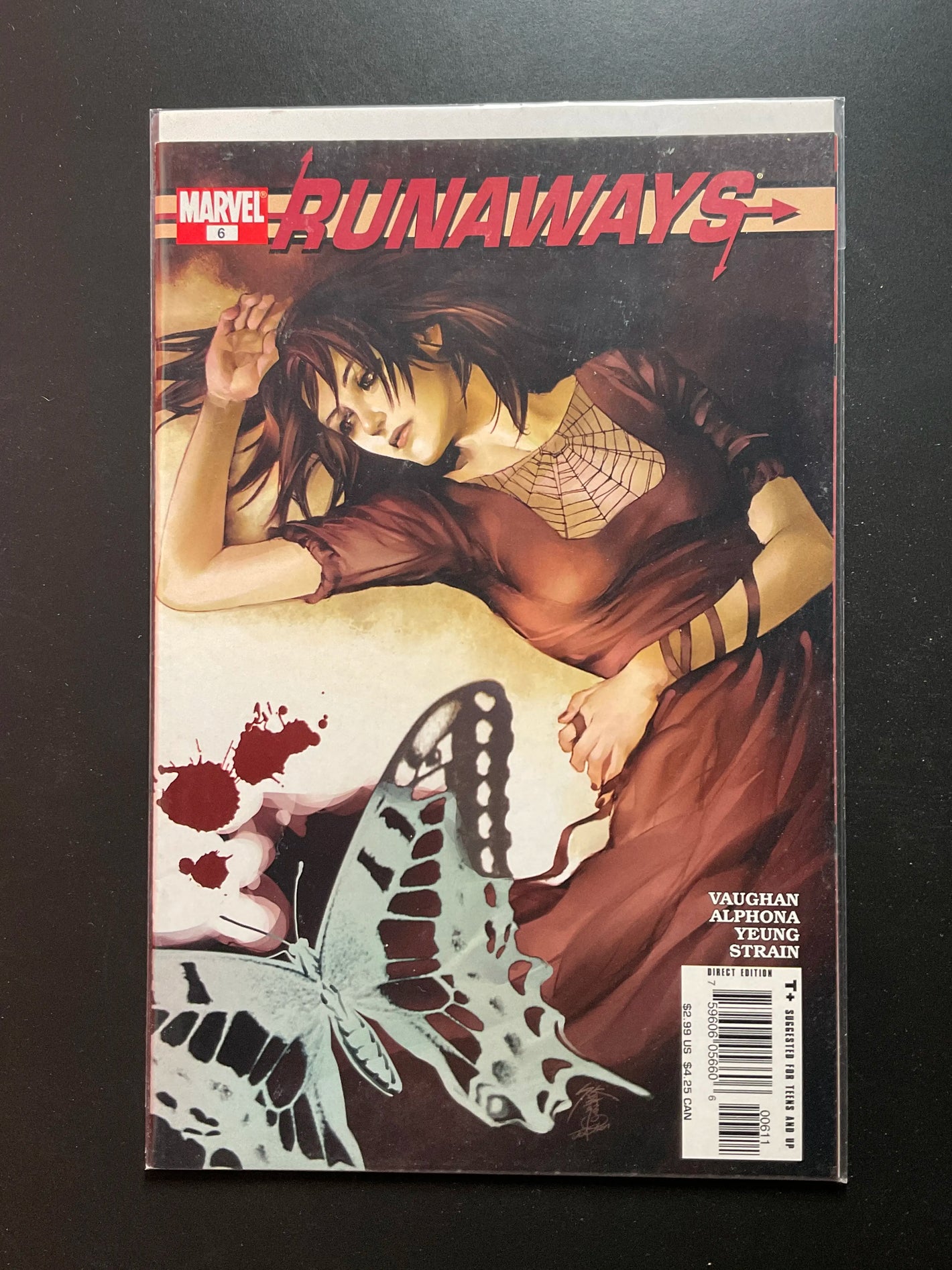 Runaways 6 Marvel Comics 2005 Vaughan Alphona Cover Art
