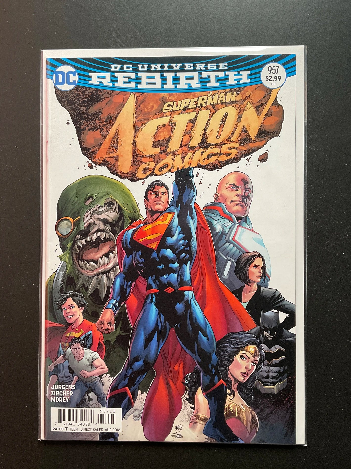 Action Comics 957 DC Universe Rebirth Aug 2016 Superman