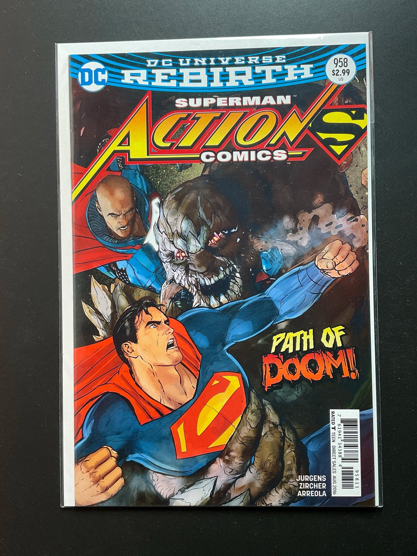 Action Comics 958 DC Rebirth Superman Path of Doom