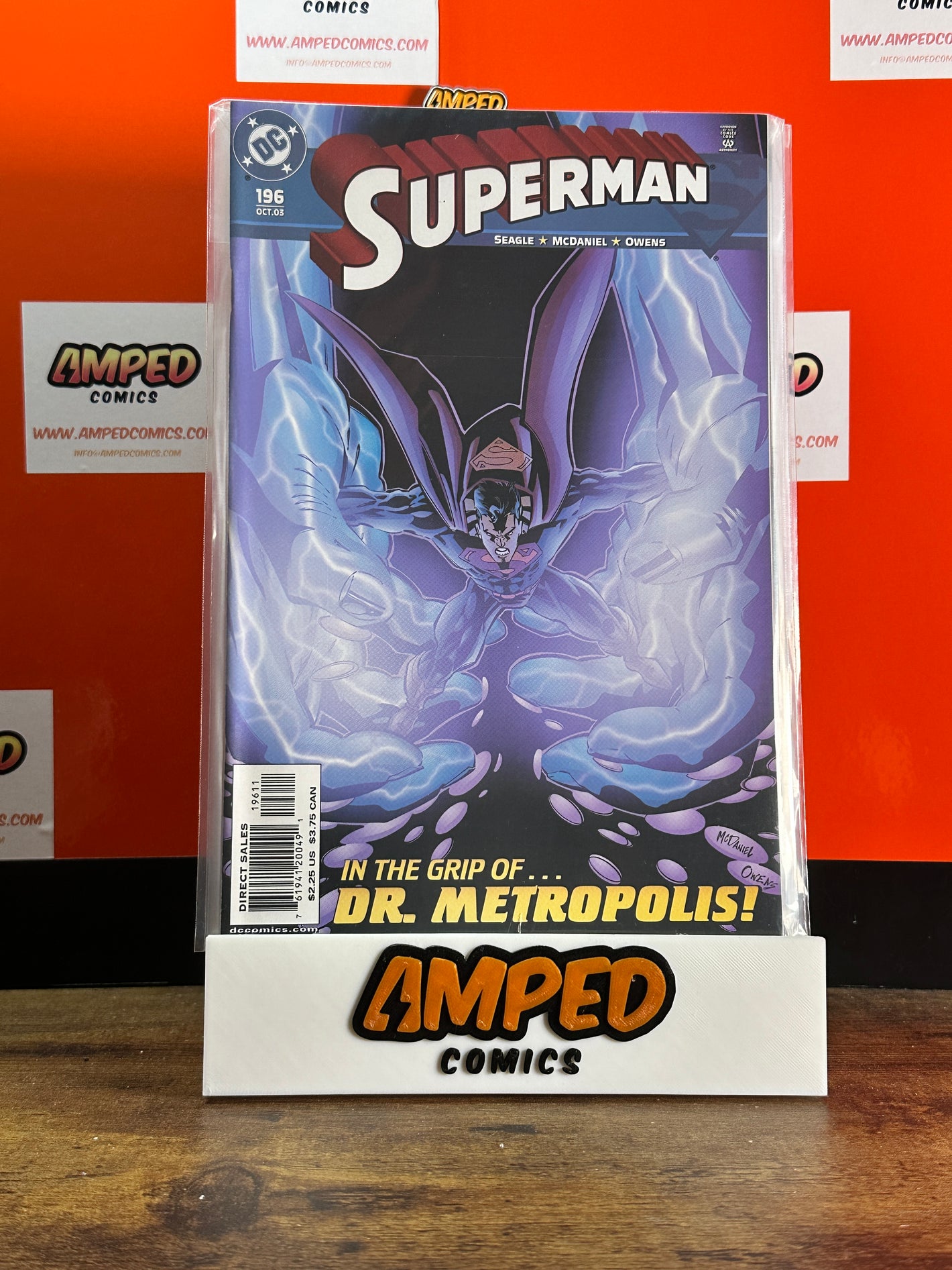 Superman 196 DC Comics Oct 2003 Seagle McDaniel Owens