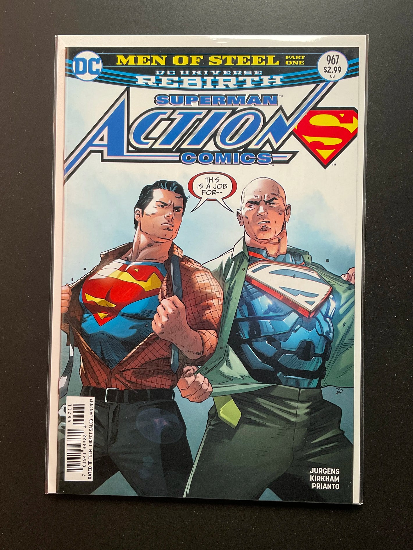 Action Comics 967 DC Rebirth Superman Men of Steel Part 1