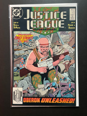 Justice League International 22 DC Comics 1988 Oberon Unleashed