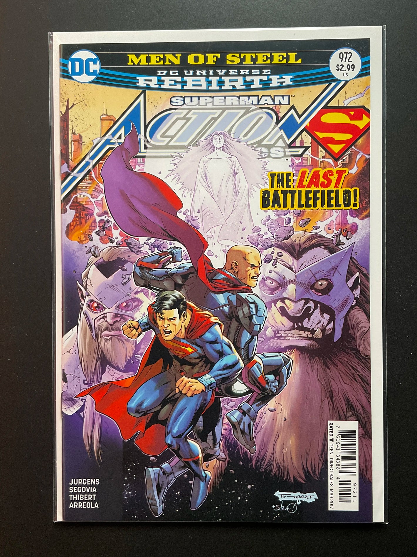 Action Comics 972 DC Rebirth Superman The Last Battlefield 2017