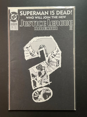 Justice League America 71 DC Comics Feb 1993 Superman Is Dead
