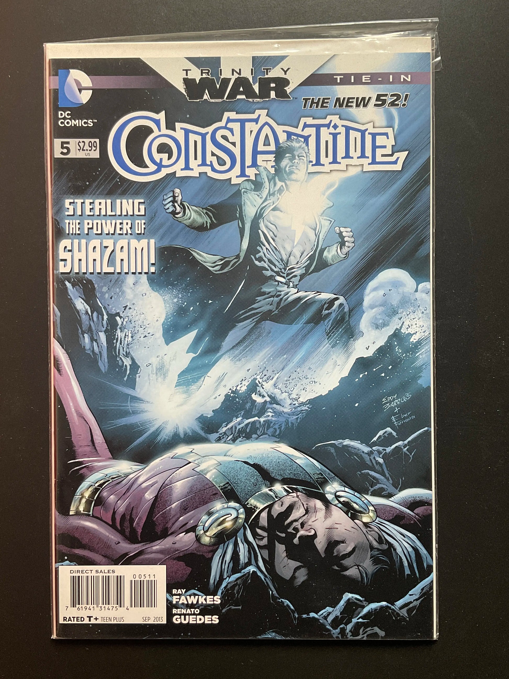 Constantine 5 DC Comics Sep 2013 Trinity War Tie-In