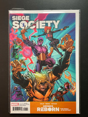 Siege Society 1 Marvel Heroes Reborn 2021