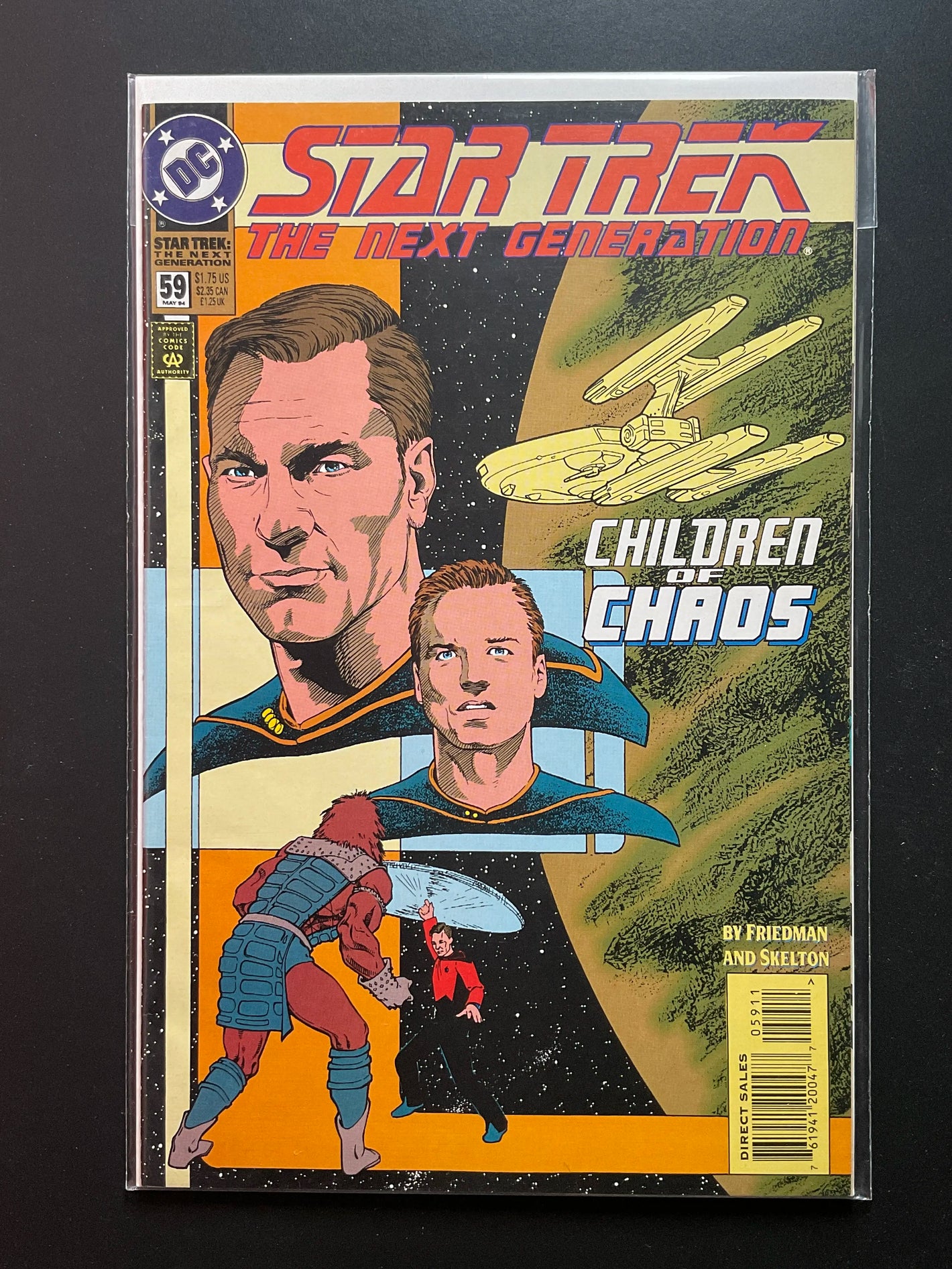 Star Trek The Next Generation 59 DC Comics 1994 Children of Chaos