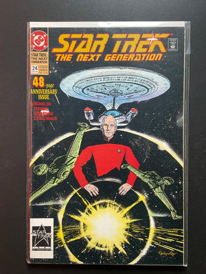 Star Trek The Next Generation 24 DC Comics Oct 1991 48-Page Anniversary