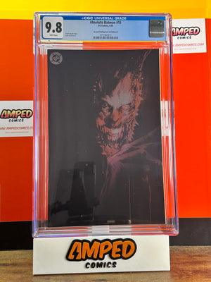 Absolute Batman #15 2ND PRINTING JOCK FOIL VARIANT B CGC 9.8