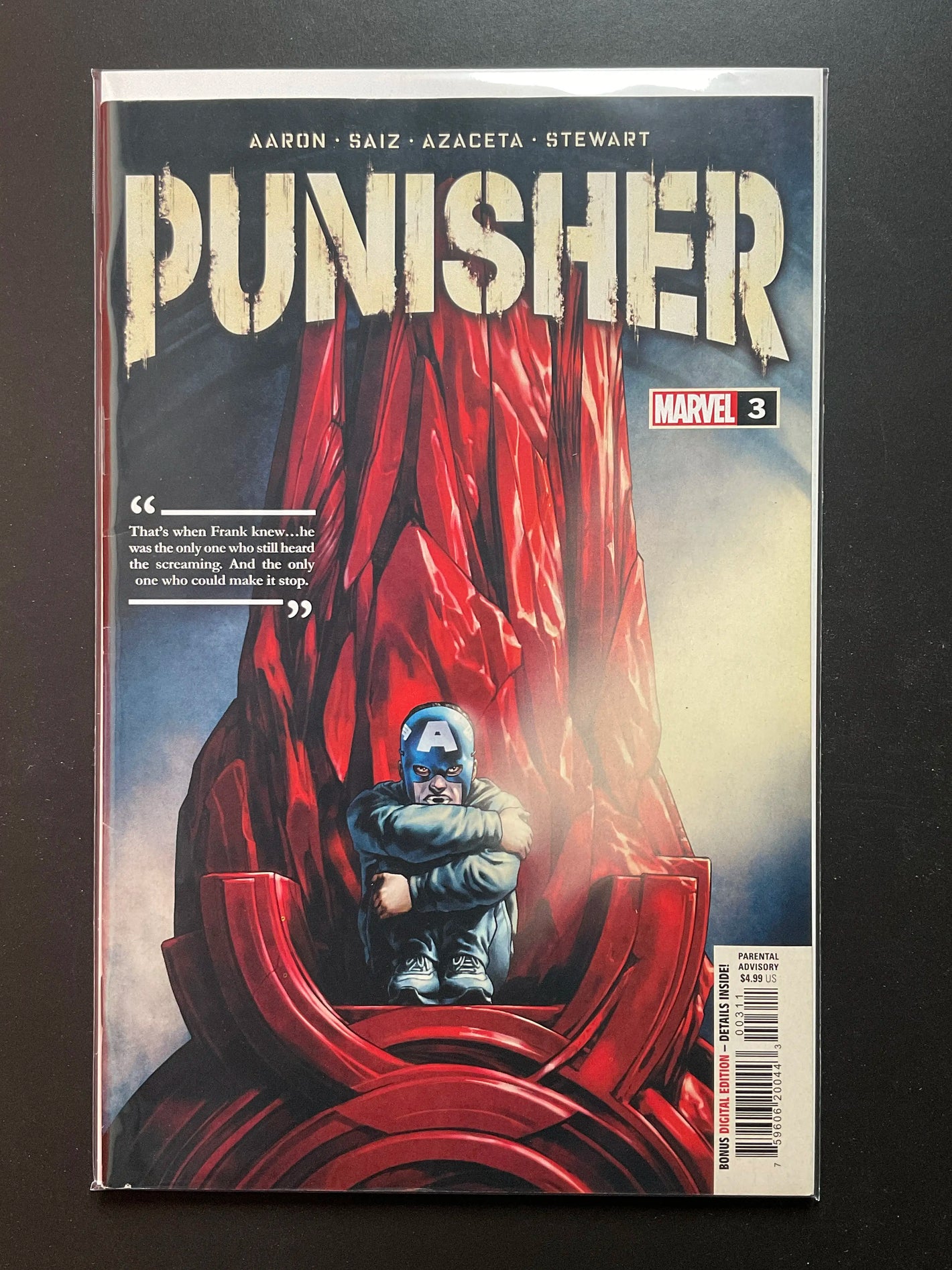 Punisher 3 Marvel Comics 2023 Aaron Saiz Azaceta Stewart