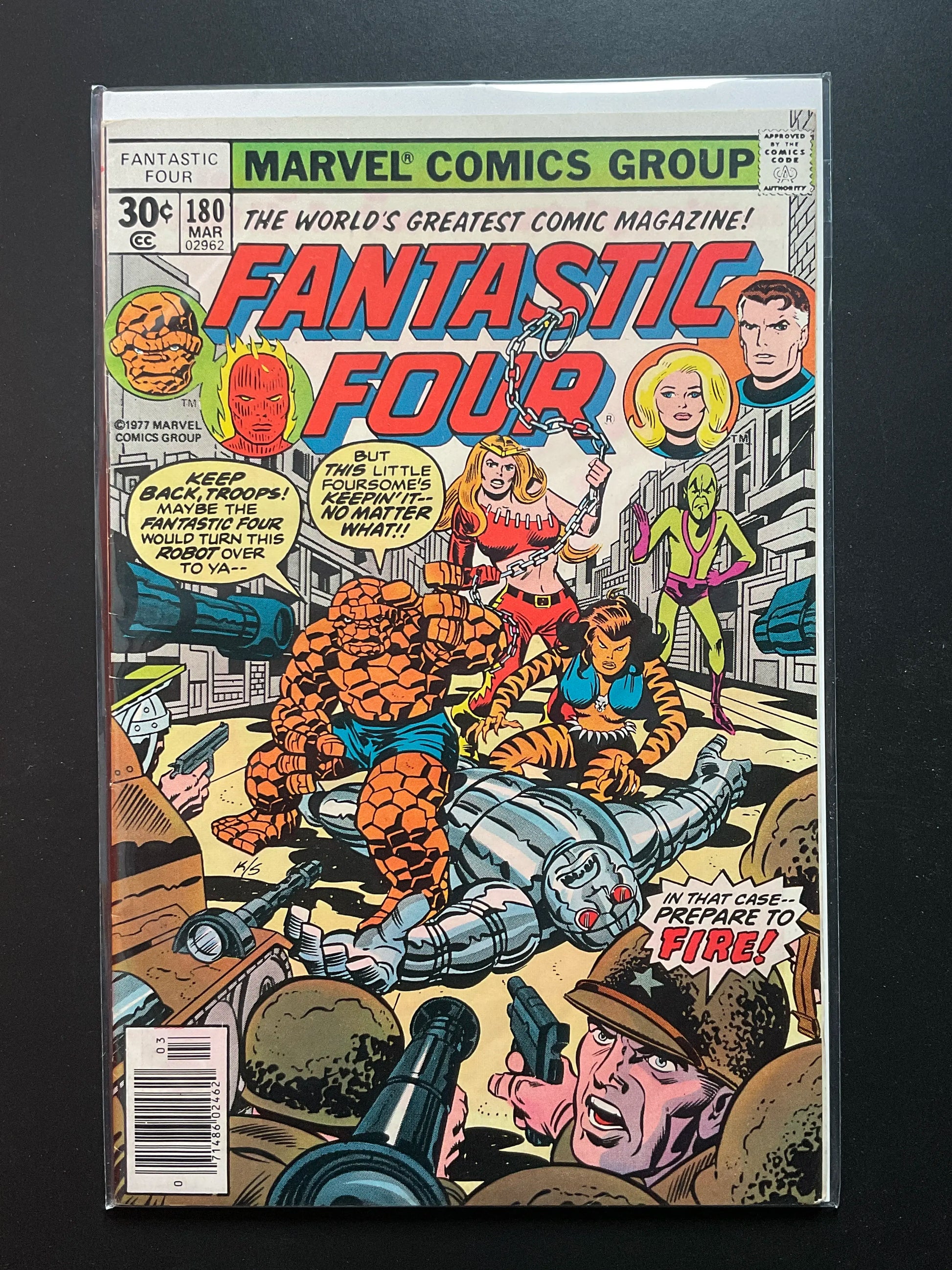 Fantastic Four 180 Marvel Comics 1977 - A