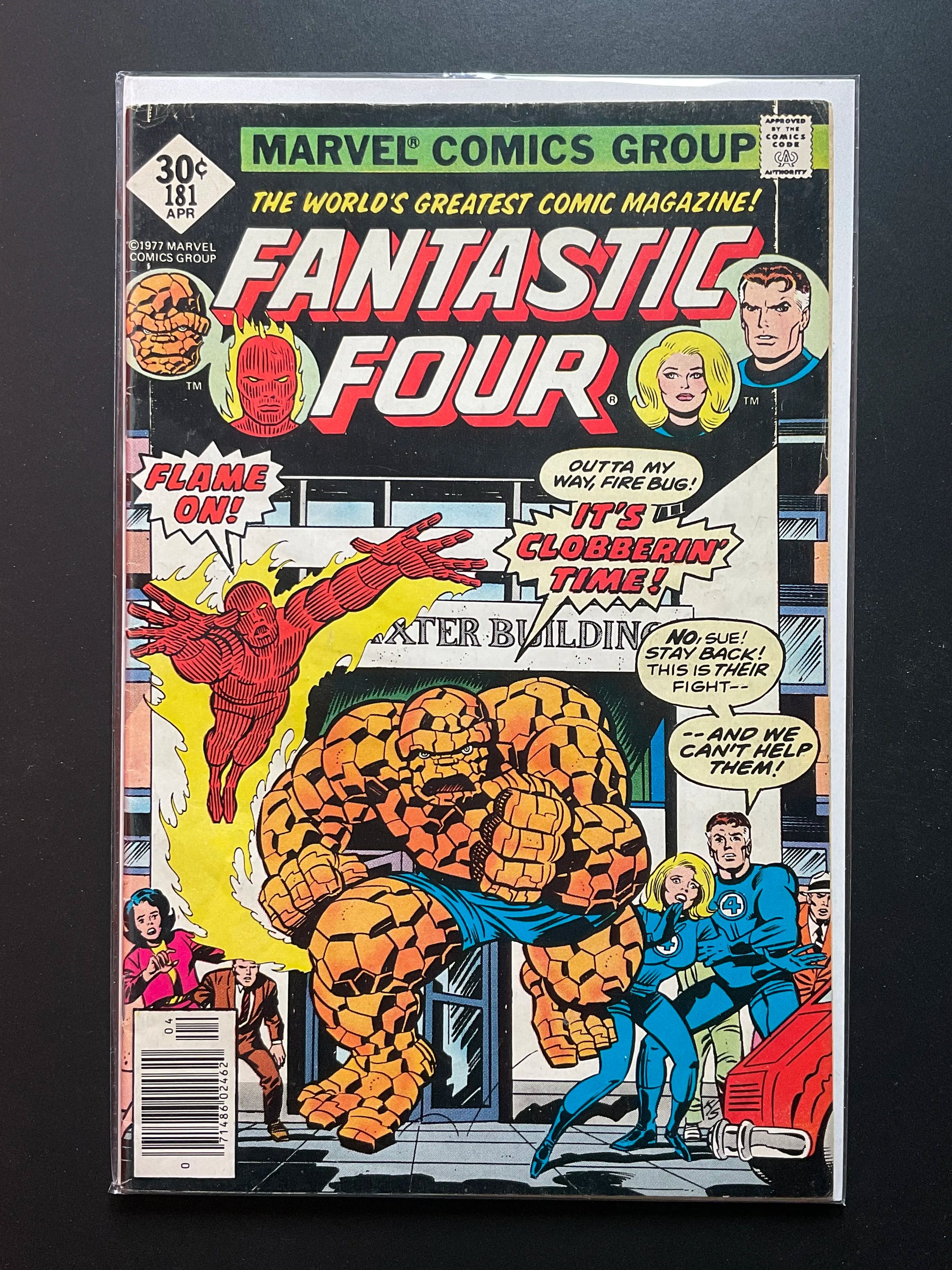 Fantastic Four 181 Marvel Comics April 1977 - B