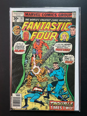 Fantastic Four 187 Marvel Comics Oct 1977 Klaw Appearance - B