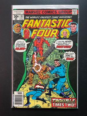 Fantastic Four 187 Marvel Comics 1977 Trouble Times Two - C