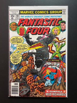 Fantastic Four 188 Marvel Comics Nov 1977 Molecule Man Appearance - A