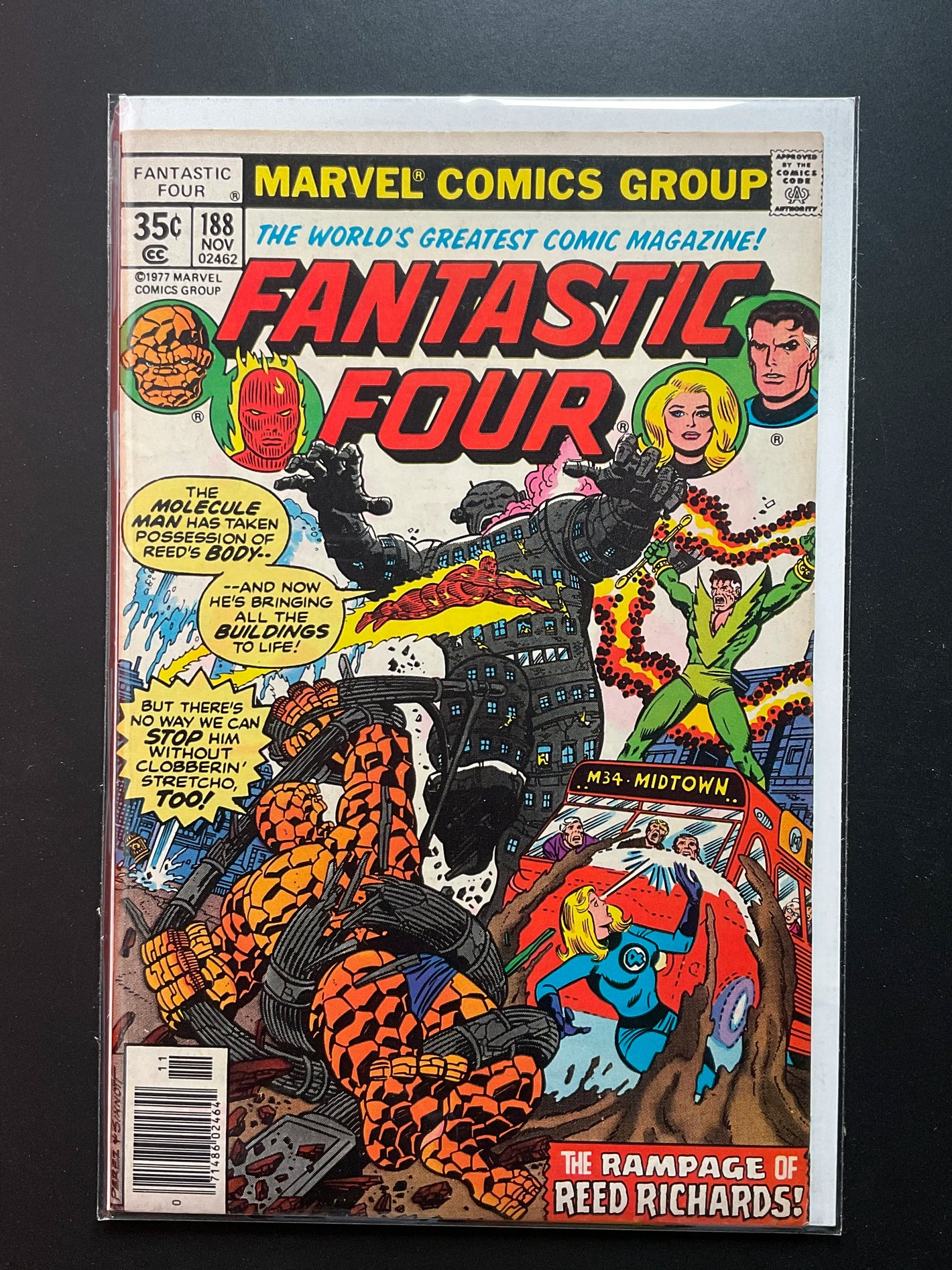 Fantastic Four 188 Marvel Comics November 1977 - B