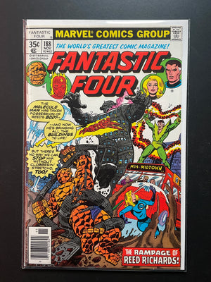 Fantastic Four 188 Marvel Comics Nov 1977 Molecule Man Appearance - C